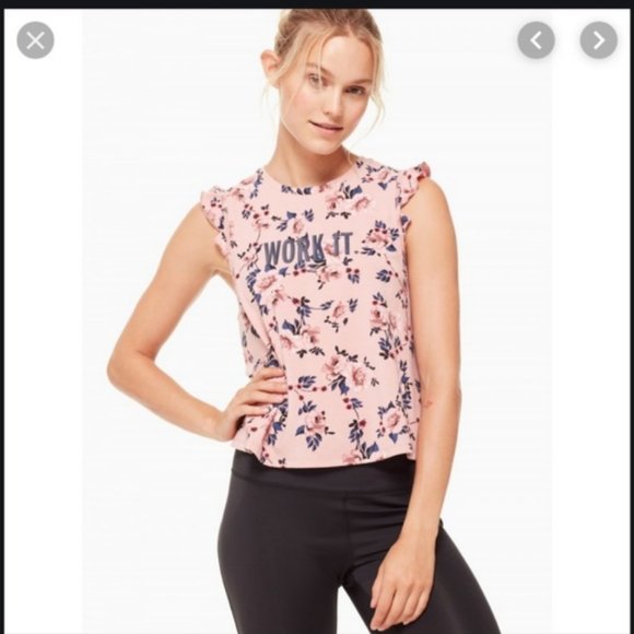 kate spade prairie rose work it tank size M nwt - Picture 1 of 8